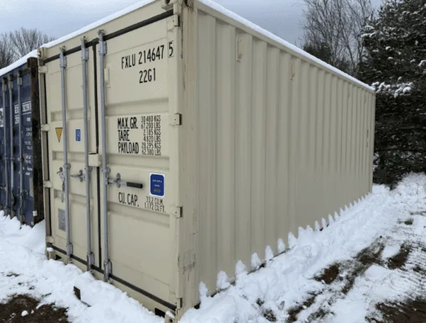 20 x 8 x 8.5 Green Shipping / Storage Container