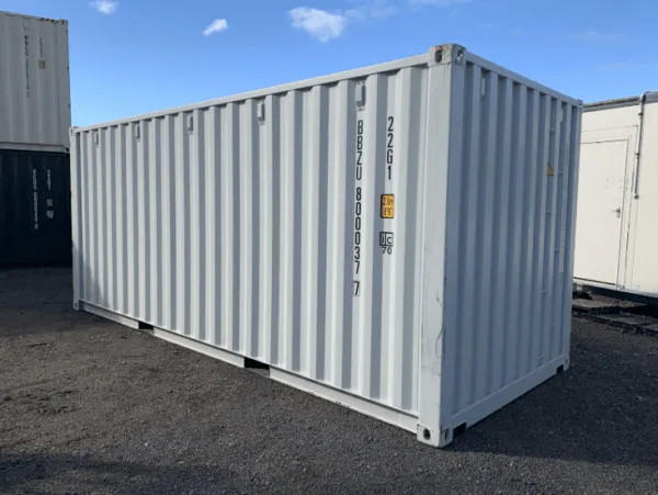 20ft Light Grey One Trip Shipping Container