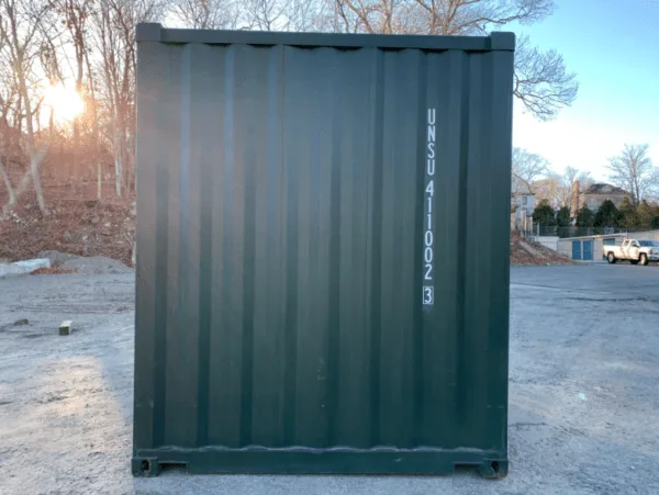 10ft green High Cube shipping container