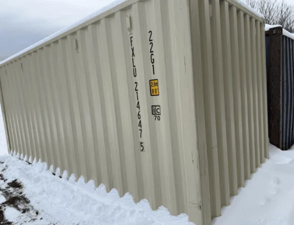 20 x 8 x 8.5 Green Shipping / Storage Container