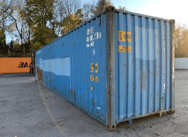 40 x 8 x 9.5 High Cube used shipping container