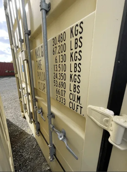 40ft High Cube Open Side Shipping Container