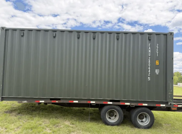 20 x 8 x 8.5 Green Shipping / Storage Container