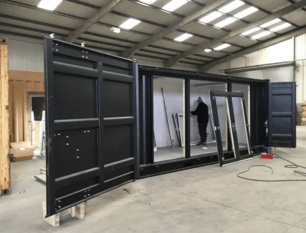 used 20ft open side shipping containers
