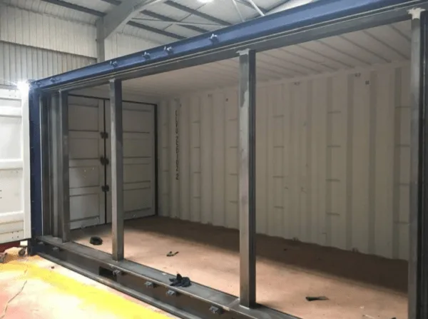 used 20ft open side shipping containers