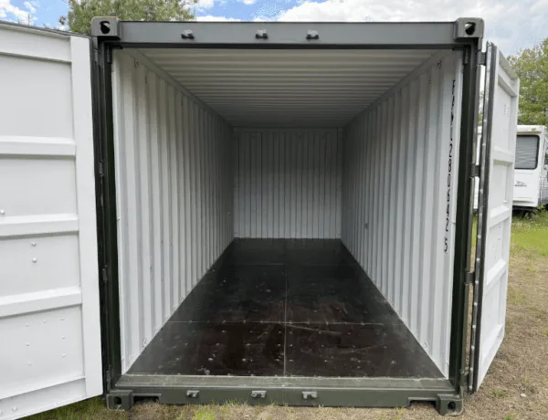20 x 8 x 8.5 Green Shipping / Storage Container