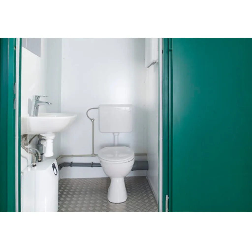 1+1 Double Mains Toilet 8Ft x 5Ft (Green)