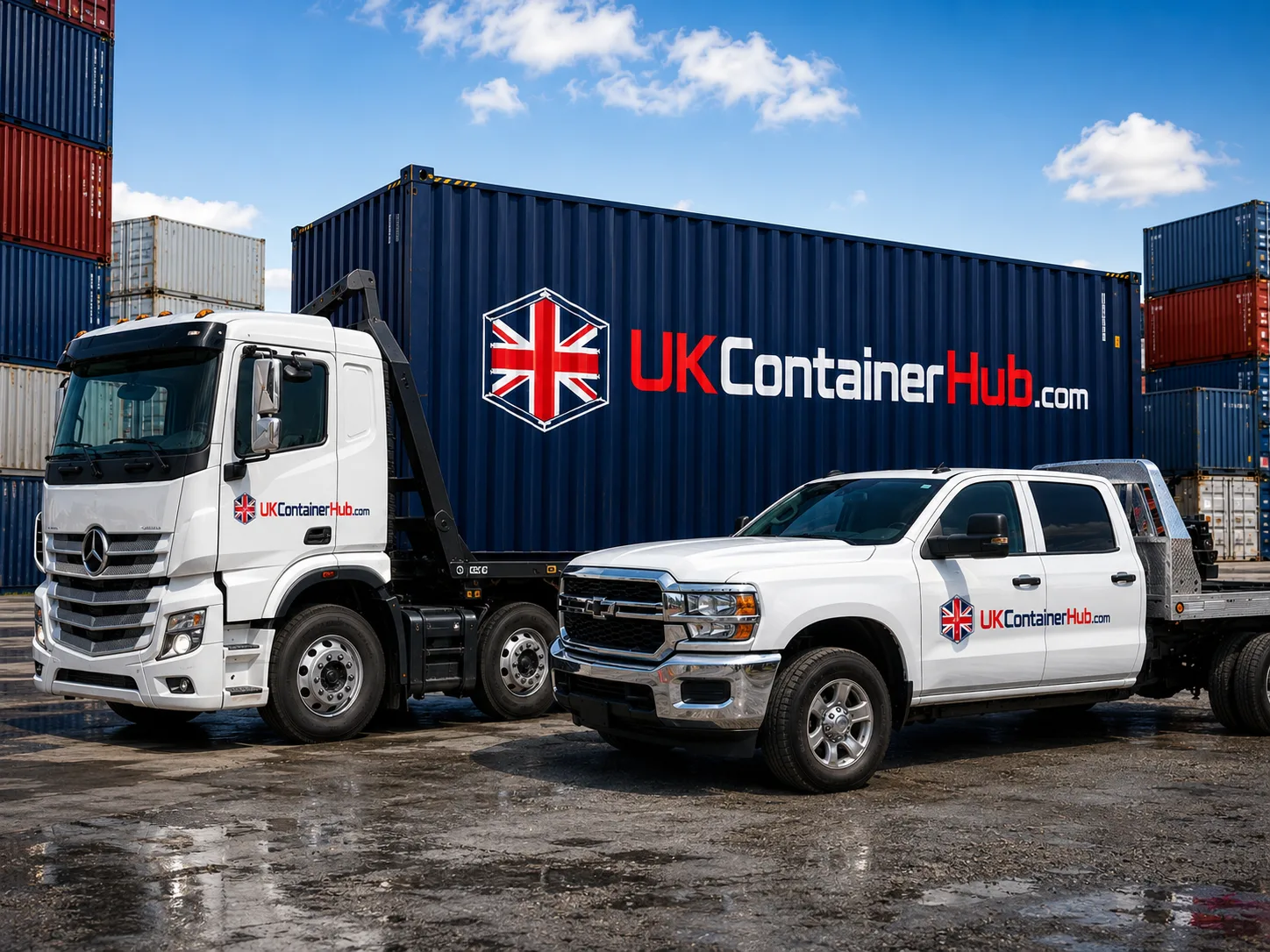 UK Container Hub delivery fleet