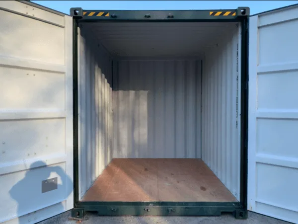10ft green High Cube shipping container