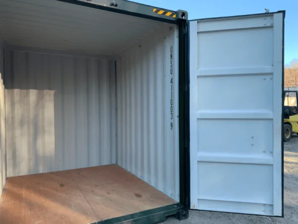 10ft green High Cube shipping container